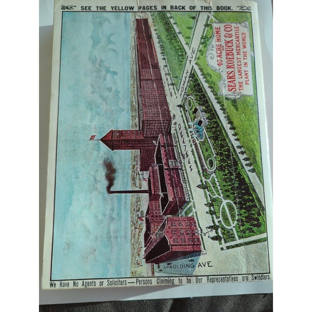 1908 Sears Roebuck & Co Catalogue No 117 1969 Reproduction Issue Catalog Vintage - Picture 8 of 8